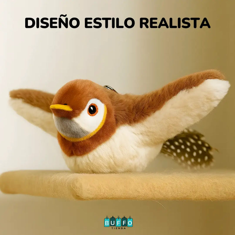 PÁJARO CANTOR - JUGUETE INTERACTIVO PARA GATOS