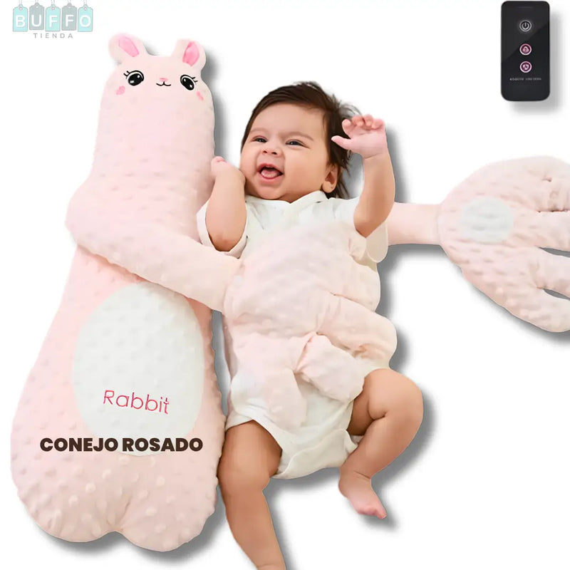 ALMOHADA CON MOVIMIENTO CALMANTE PARA BEBE, Antiescape - Incluye el control 🎮