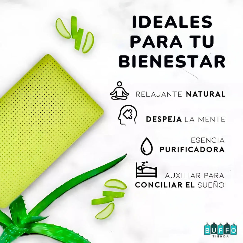 ALMOHADA INDEFORMABLE CON AROMATERAPIA - Espuma inteligente con aroma suave
