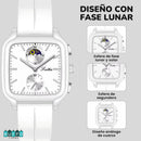 RELOJ SCOTTIE FASE LUNAR PARA DAMA - CALIDAD Y ELEGANCIA EN UNA JOYA