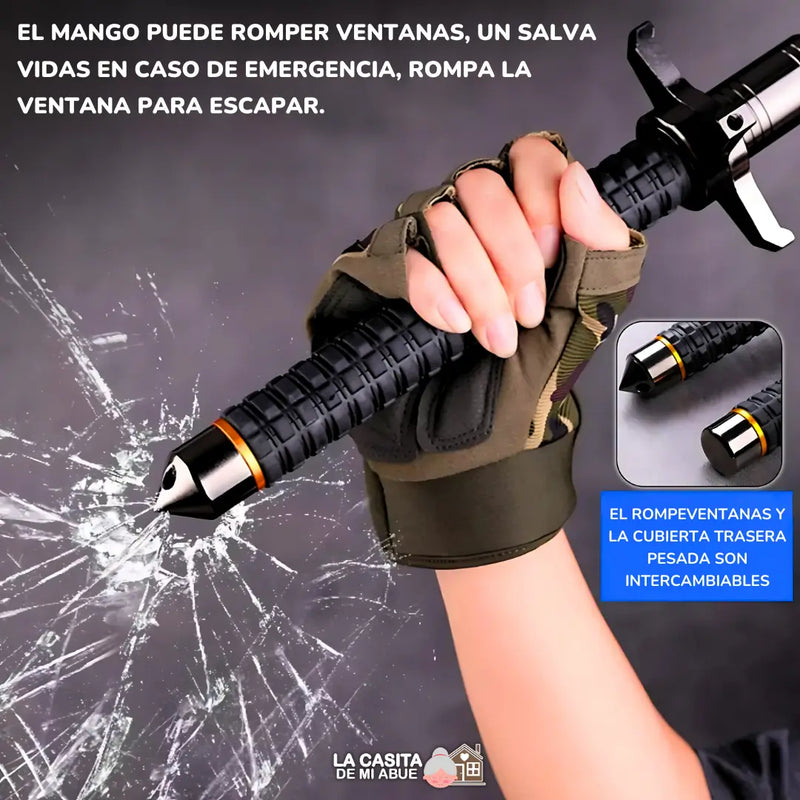 BASTÓN TAMBO PARA AUTODEFENSA - HERRAMIENTA DE SEGURIDAD PERSONAL