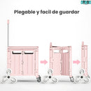 CARRITO DE ALMACENAMIENTO PLEGABLE - Sube andenes y escaleras fácil, más orden en menos espacio