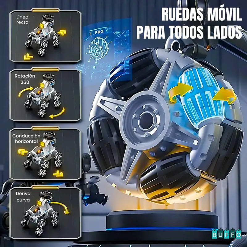 PERRO ROBOT LANZADOR DE HIDROGEL A CONTROL REMOTO - DIVERSIÓN SIN FIN