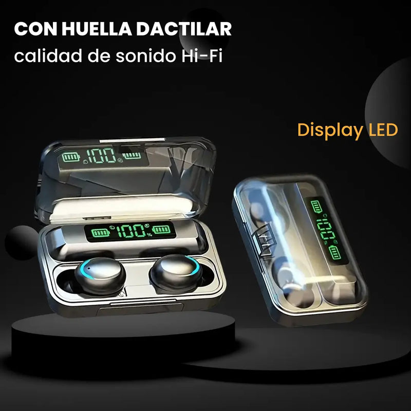 RELOJ DOBLE HORA SANDA 739 - RESISTENTE AL AGUA + Audífonos F9 inalámbricos