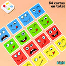 MAGIC CUBE® - ROMPE CABEZAS MONTESSORI DE CAMBIOS DE EXPRESIÓN