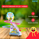 TOBOGÁN DE PATITOS DE JUGUETE CON MÚSICA Y LUCES - DIVERTIDO PARA TUS PEQUEÑOS