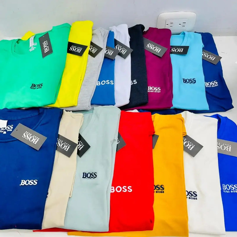 Combo de 5 camisas SLIM  H Boss - Paga 3 y lleva 5 + Perfume de regalo