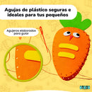 KIT DE COSTURA INFANTIL MONTESSORI - DIVERTIDO Y DESPIERTA LA CREATIVIDAD