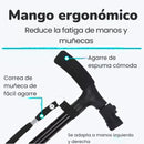 BASTÓN ORTOPEDICO PLEGABLE CON LINTERNA + BATERÍAS + ENVIO GRATIS!