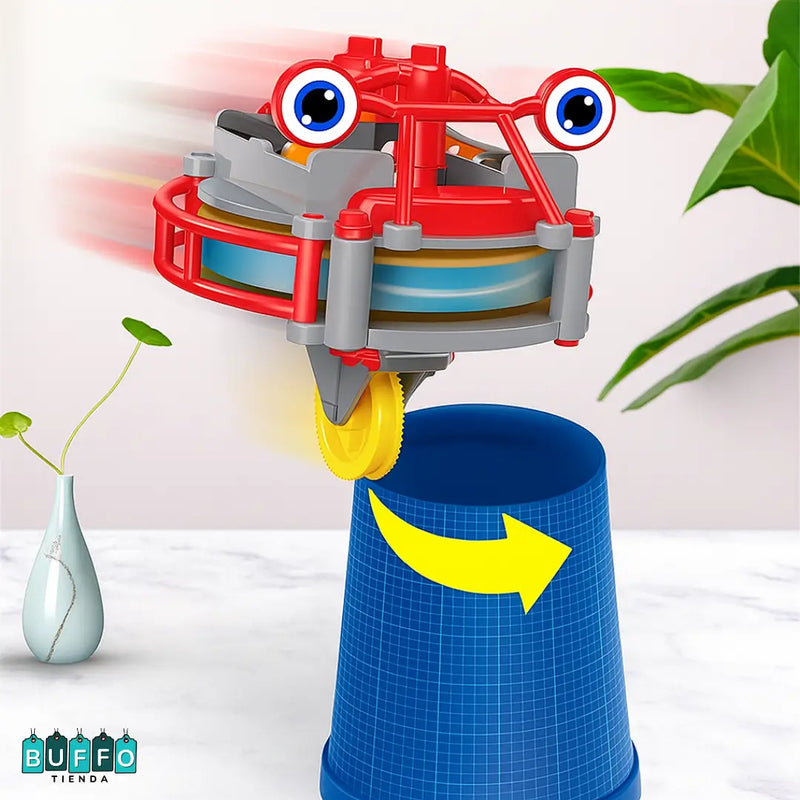 JUGUETE EQUILIBRISTA EN MONOCICLO - Con giroscopio interno