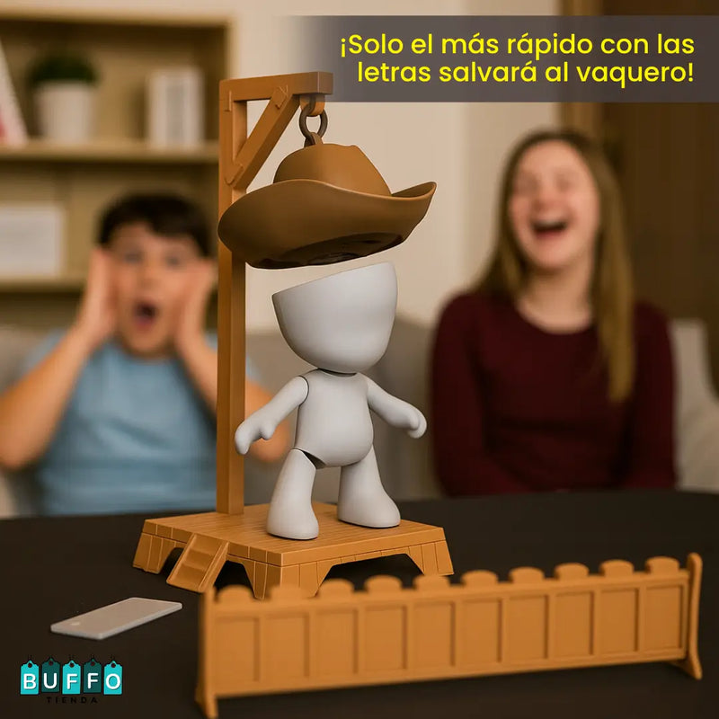 EL AHORCADO DEL OESTE - Adivina la palabra antes de que el vaquero se quede sin suerte