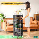 ESTANTE GIRATORIO PARA COCINA DE 5 PUESTOS - ORGANIZACIÓN ELEGANTE PARA TU HOGAR