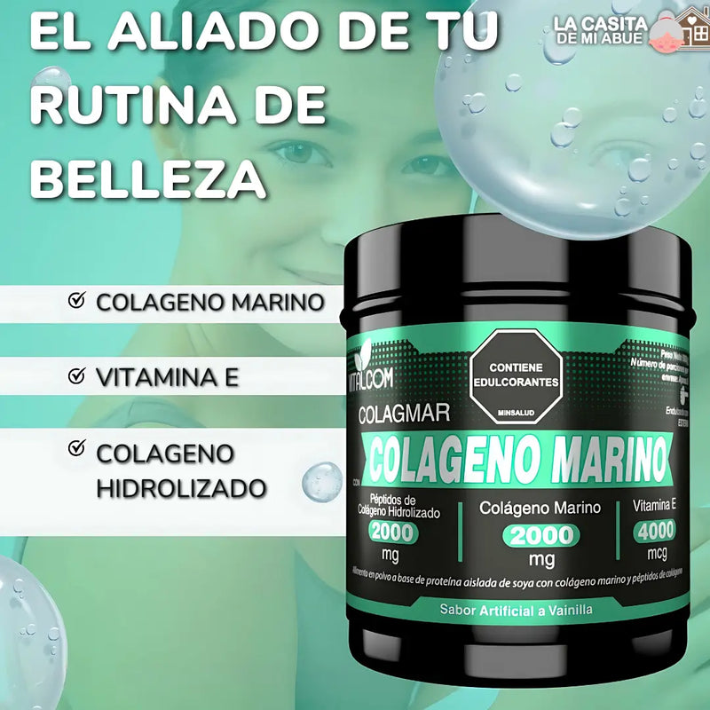 COLAGENO MARINO - REVITALIZA TU BELLEZA Y BIENESTAR DESDE ADENTRO HACIA AFUERA