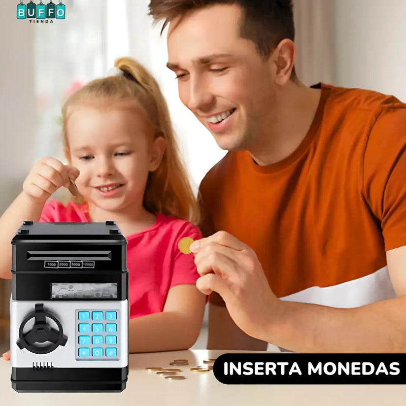 CAJA FUERTE ELECTRÓNICA INFANTIL - ENSEÑA A TUS HIJOS A AHORRAR
