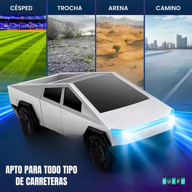 CARRO CYBERTRUCK A CONTROL REMOTO - UNA EXPERIENCIA DE CONDUCCIÓN REAL