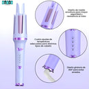 SÚPER COMBO WAER - RIZADORA AUTOMÁTICA + CEPILLO SECADOR - RIZADOS PERFECTOS EN MINUTOS