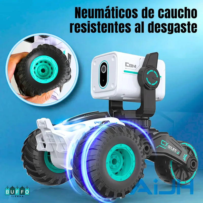 CARRO A CONTROL REMOTO CON CÁMARA - CAPTURA VIDEOS DE ALTA CALIDAD