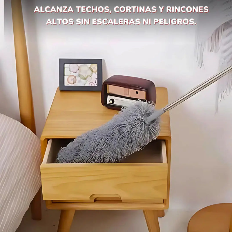 LIMPIADOR FLEXIBLE DE MICROFIBRA - Limpia sin esfuerzo y evita accidentes
