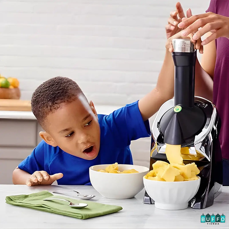 MÁQUINA DE HELADOS PARA TODA LA FAMILIA - Crea, mezcla y disfruta tus sabores favoritos