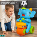 EL ELEFANTE FREDO MALABARISTA MUSICAL - diversión que estimula su coordinación y lo llena de risas mientras juega