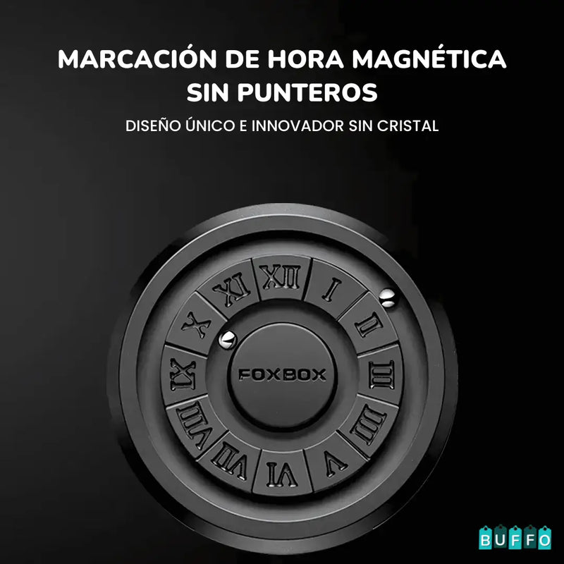 RELOJ FOXBOX MAGNÉTICO PARA HOMBRES - DISEÑO ÚNICO Y ELEGANTE