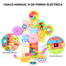 JUGUETE DE CONSTRUCCIÓN CON MOVIMIENTO - Set de 83 piezas + Motor eléctrico incluido