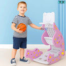 BABYPLAY TRES EN UNO - Columpio infantil convertible a tobogán y aro de baloncesto