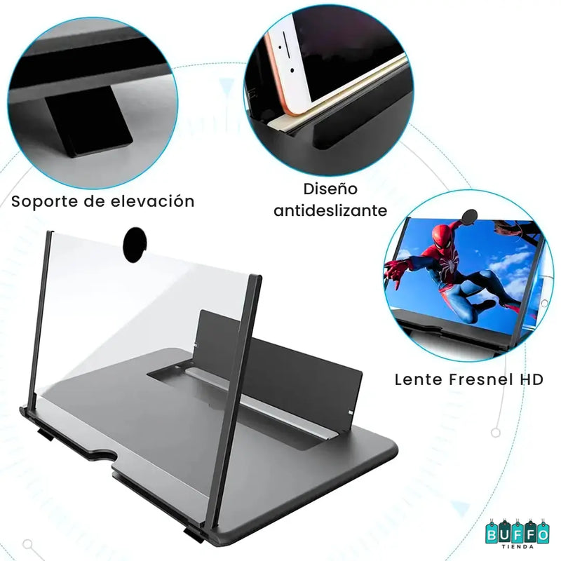 FOCUS PRO® - AMPLIADOR DE PANTALLAS ULTRA HD DE 12 PULGADAS
