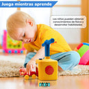 CUBO LANZADOR DE AUTOS CON GLOBOS - DIVERTIDO Y EDUCATIVO PARA TU PEQUEÑO