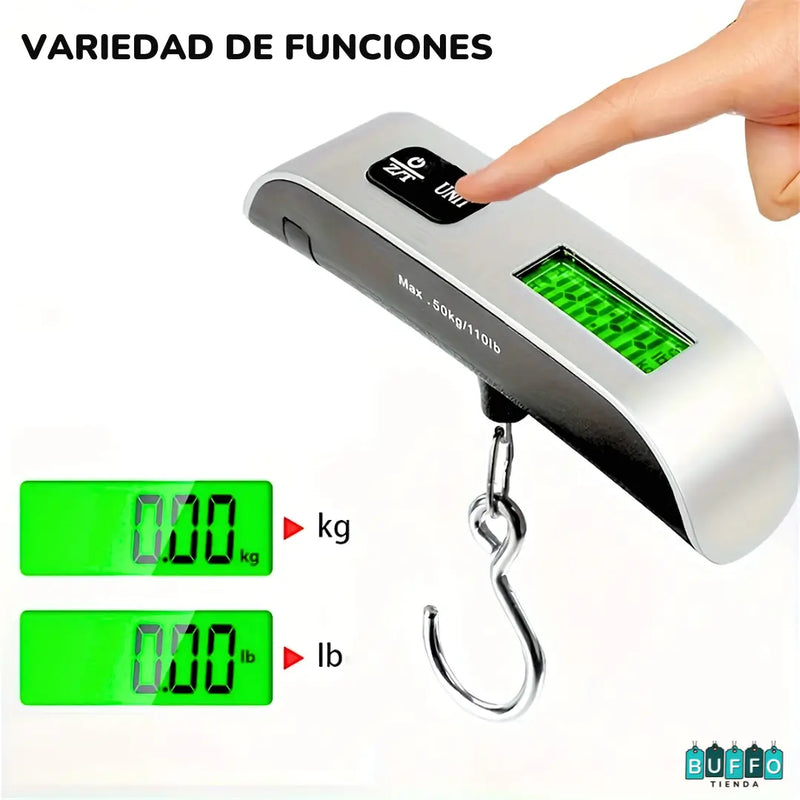BALANZA DE VIAJE DIGITAL - TU EQUIPAJE BAJO CONTROL EN TODO MOMENTO