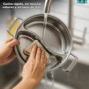 OLLA DOBLE COMPARTIMIENTO - ¡Cocina sin mezclar sabores!