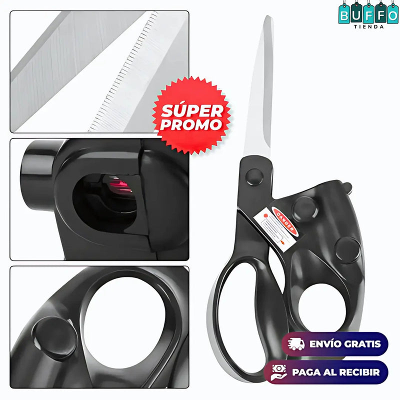 TIJERAS CON LASER - Corte recto sin esfuerzo y sin errores