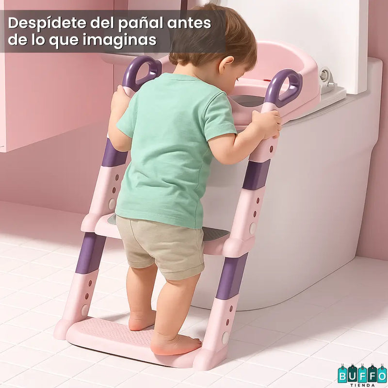 ESCALERA DE BAÑO PARA NIÑOS - sin caídas, sin sustos