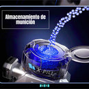 PERRO ROBOT LANZADOR DE HIDROGEL A CONTROL REMOTO - DIVERSIÓN SIN FIN