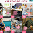 CARRITO DE ALMACENAMIENTO PLEGABLE - Sube andenes y escaleras fácil, más orden en menos espacio