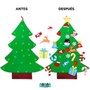 ÁRBOL DE NAVIDAD DE FIELTRO PARA NIÑOS - CREATIVO Y DIVERTIDO PARA TU PEQUEÑO