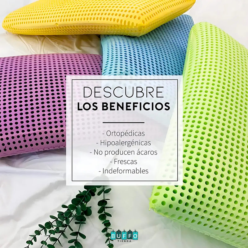 ALMOHADA INDEFORMABLE CON AROMATERAPIA - Espuma inteligente con aroma suave