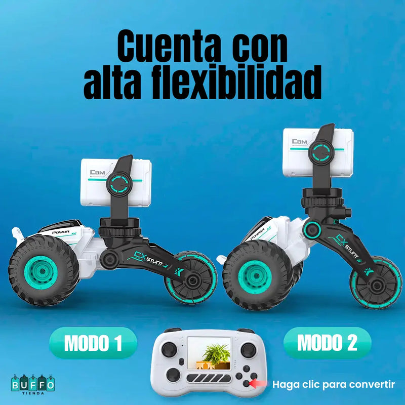 CARRO A CONTROL REMOTO CON CÁMARA - CAPTURA VIDEOS DE ALTA CALIDAD