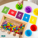 JUEGO DE APRENDIZAJE MONTESSORI COLORES Y NÚMEROS - Aprender nunca había sido tan entretenido