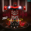 JUGUETE 2 EN 1 COCHE Y ROBOT A CONTROL REMOTO - Máxima diversión con luz, sonido y vibración