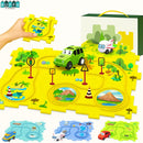 MEGA PISTA MAGNÉTICA INFANTIL - ¡Conecta, arma y acelera la diversión!