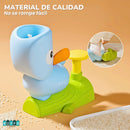 PATO LANZADOR DE DISCOS AL AIRE - Con red incluida para atrapar sin que se caigan