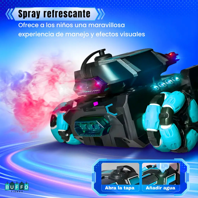 TANQUE ACROBATICO CON MANILLA Y CONTROL REMOTO - DIVERSIÓN SIN FIN