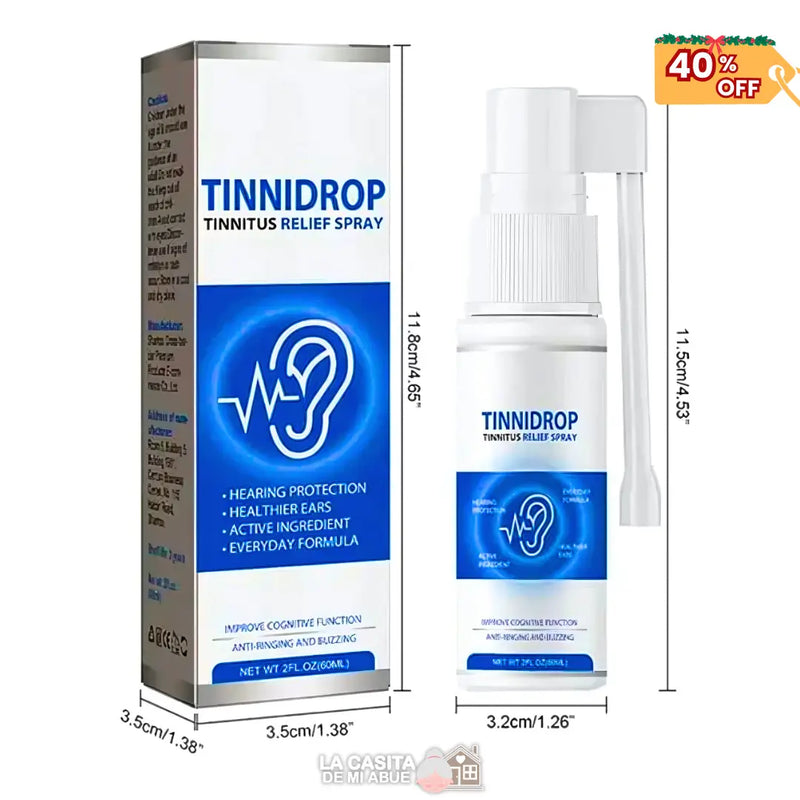 TINNIDROP® - SPRAY LIMPIADOR DE CERA DE OIDO