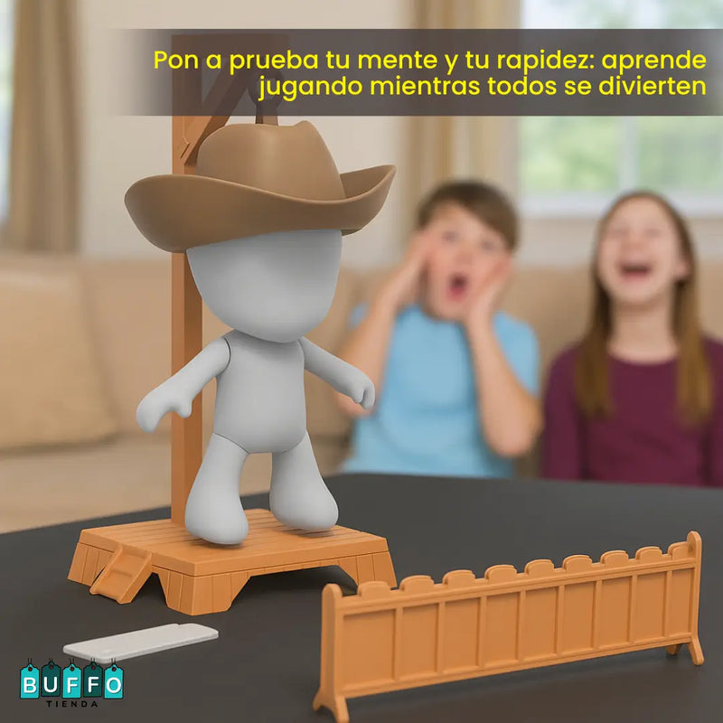EL AHORCADO DEL OESTE - Adivina la palabra antes de que el vaquero se quede sin suerte