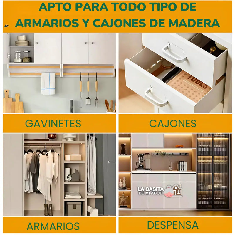 CERRADURA INVISIBLE DE APERTURA CON TARJETA - CONVIERTE CUALQUIER CAJON EN UNA CAJA FUERTE