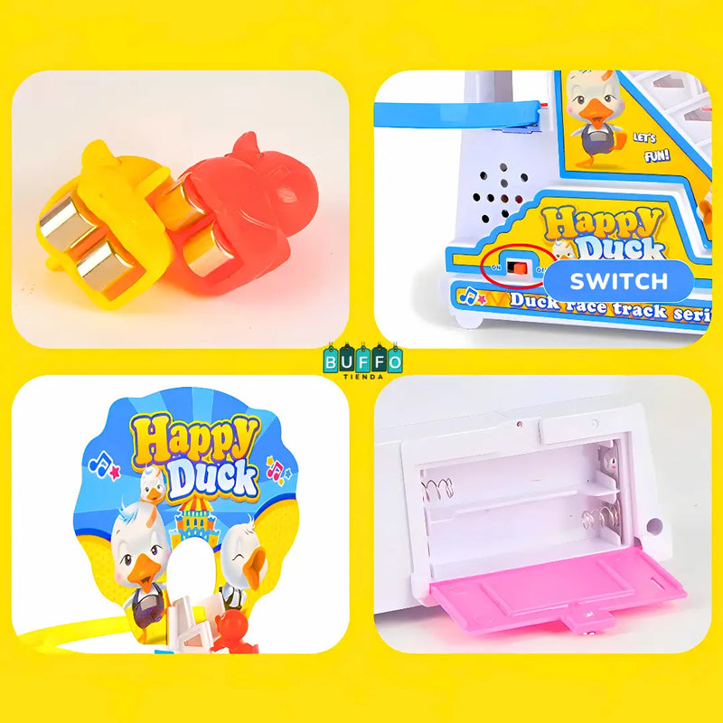 TOBOGÁN DE PATITOS DE JUGUETE CON MÚSICA Y LUCES - DIVERTIDO PARA TUS PEQUEÑOS