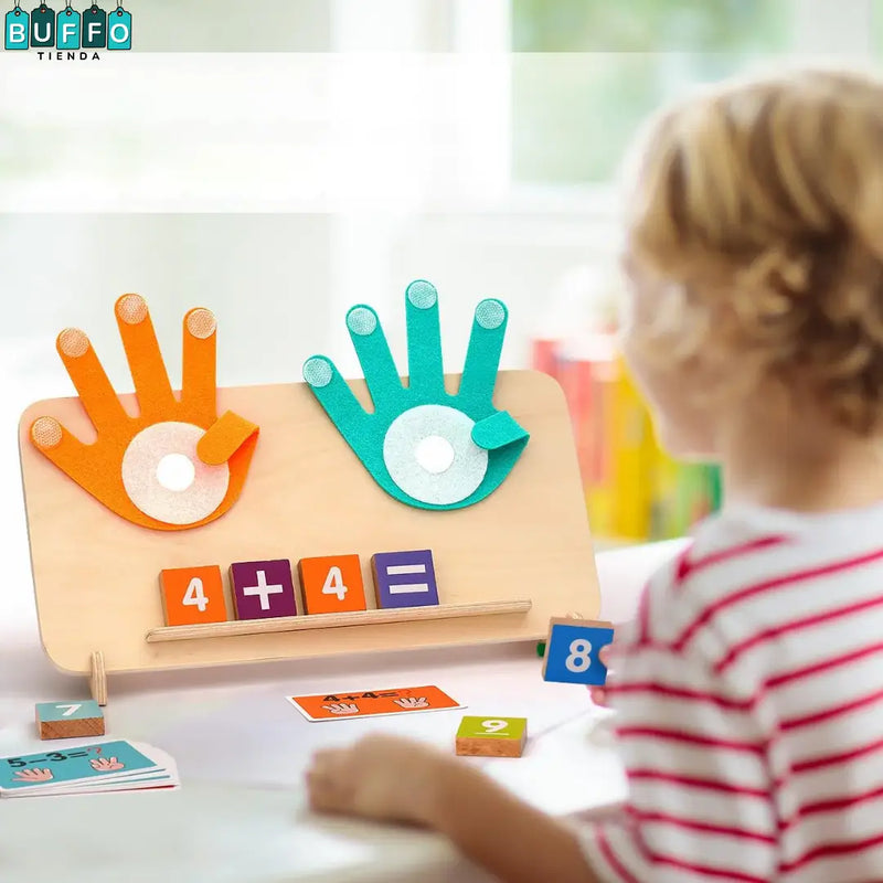JUEGO DIDÁCTICO MONTESSORI - Para aprender matemáticas con las manos y dominar los números