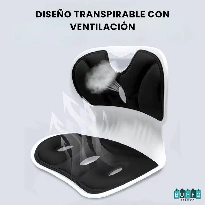 ASIENTO DE PROTECCIÓN LUMBAR - ACOLCHONADO Y CORRIGE LA POSTURA