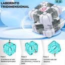 CUBO 3D LABERINTO MÁGICO - JUEGO DE INGENIO DIVERTIDO Y DIDÁCTICO